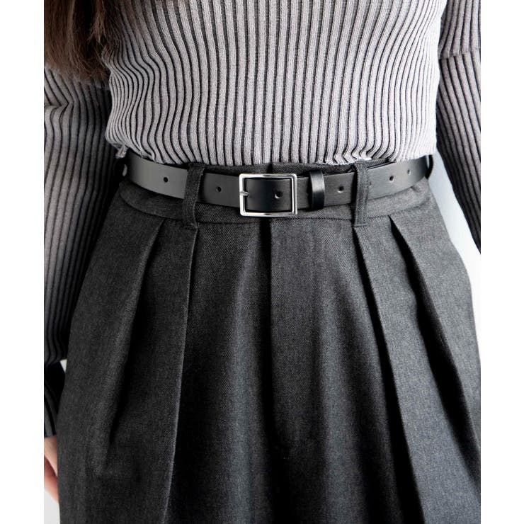 LスクエアバックルPUベルト | WEGO【WOMEN】 | 詳細画像1 