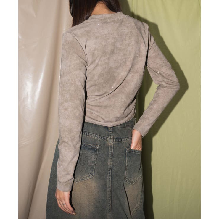 ビジューバタフライチェーントップス[品番：WG010093159]｜WEGO