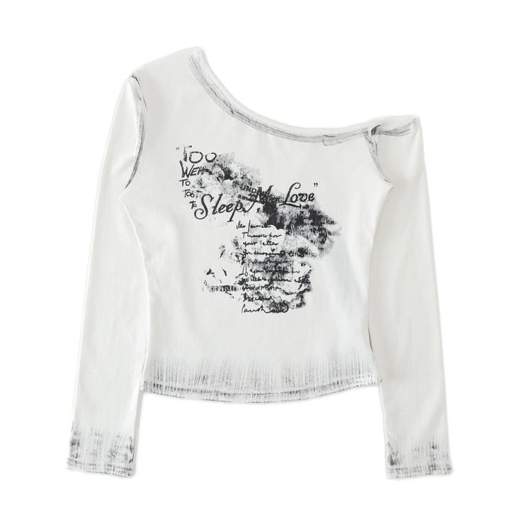 ワンショルダーグラフィックロンT | WEGO【WOMEN】 | 詳細画像12 