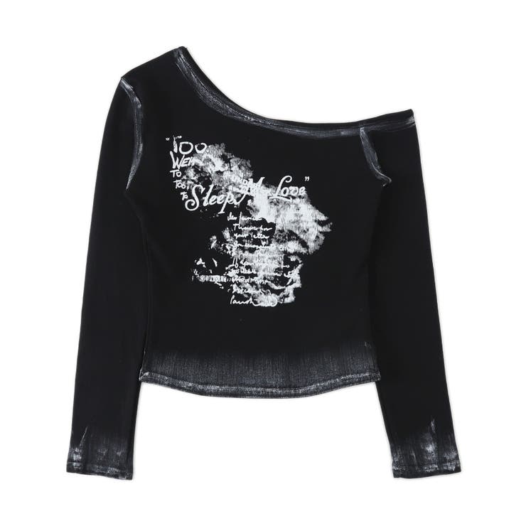 ワンショルダーグラフィックロンT | WEGO【WOMEN】 | 詳細画像13 