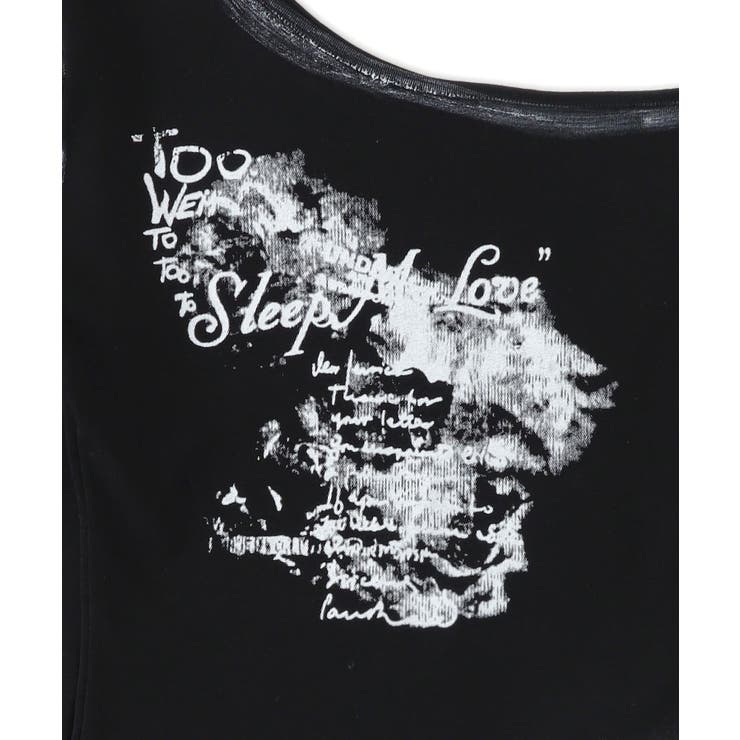 ワンショルダーグラフィックロンT | WEGO【WOMEN】 | 詳細画像17 