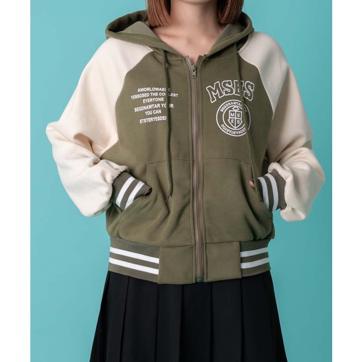ラグランジップパーカー | WEGO【WOMEN】 | 詳細画像1 