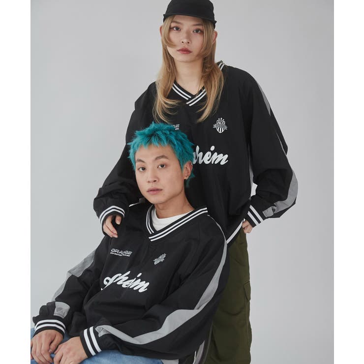 ナイロングラフィックプルオーバー | WEGO【MEN】 | 詳細画像3 