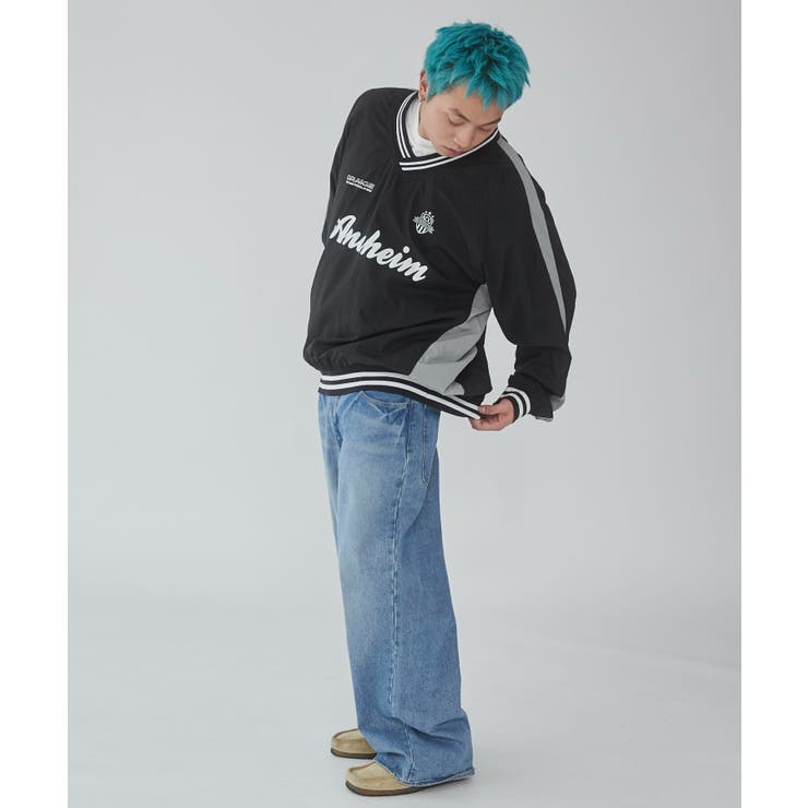 ナイロングラフィックプルオーバー | WEGO【MEN】 | 詳細画像6 