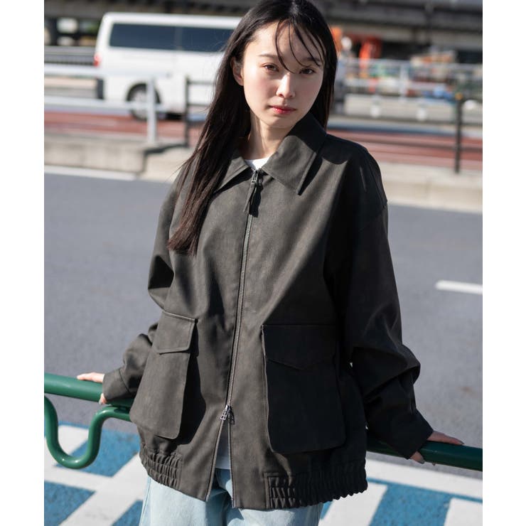 PUダブルZIPフライトジャケット[品番：WG010093172]｜WEGO【MEN
