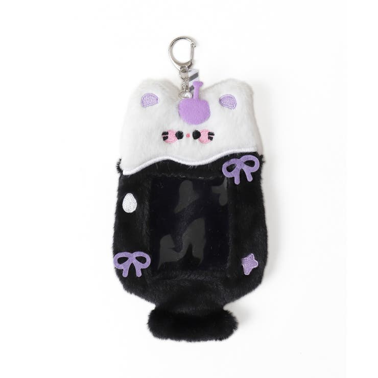 ブラック | アニマルcafeカードホルダーキーホルダー | WEGO【WOMEN】