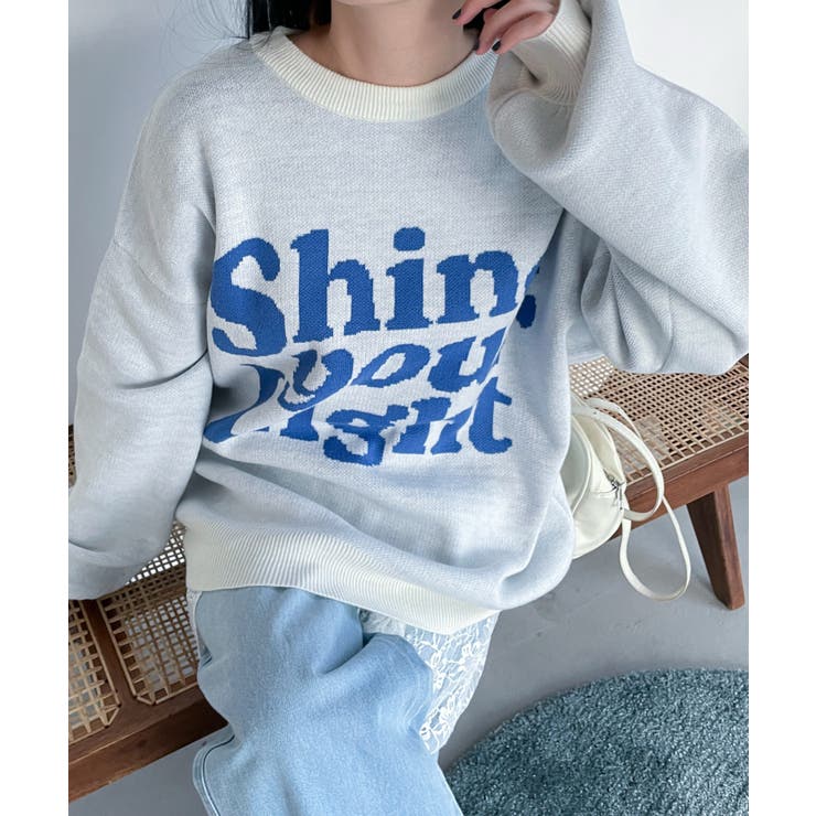 グラフィックBIGニットプルオーバー | WEGO【WOMEN】 | 詳細画像22 