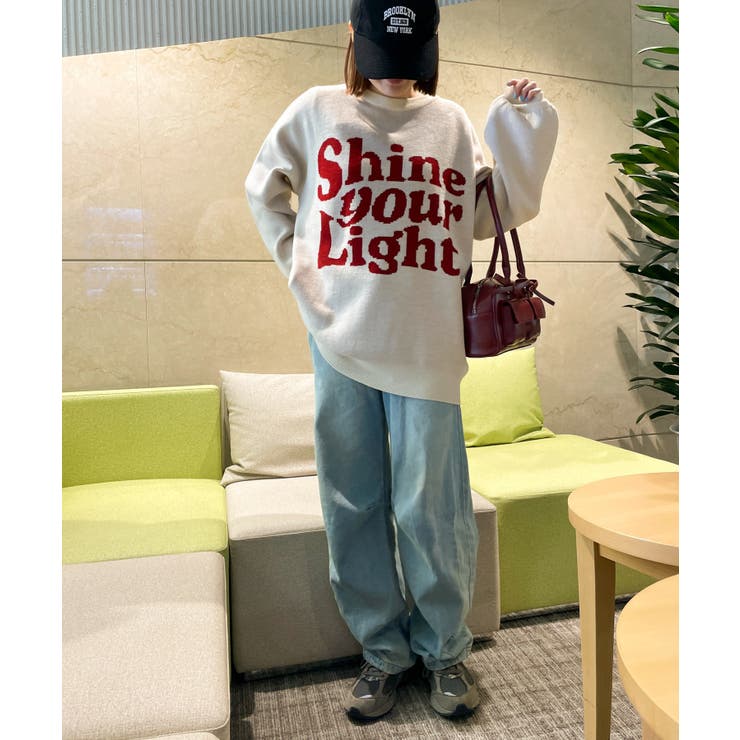 グラフィックBIGニットプルオーバー | WEGO【WOMEN】 | 詳細画像32 