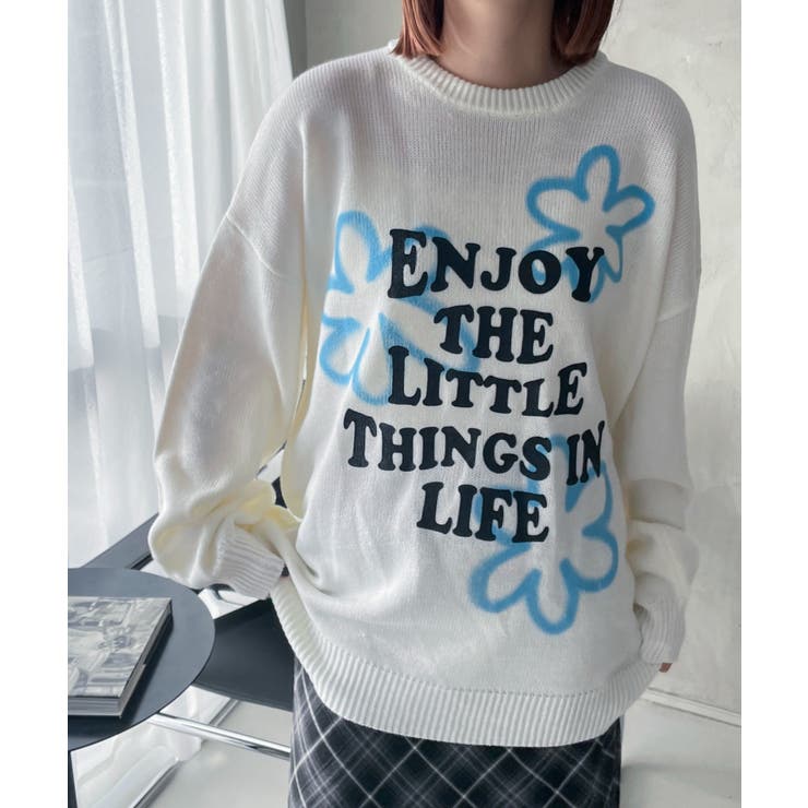 グラフィックBIGニットプルオーバー | WEGO【WOMEN】 | 詳細画像39 