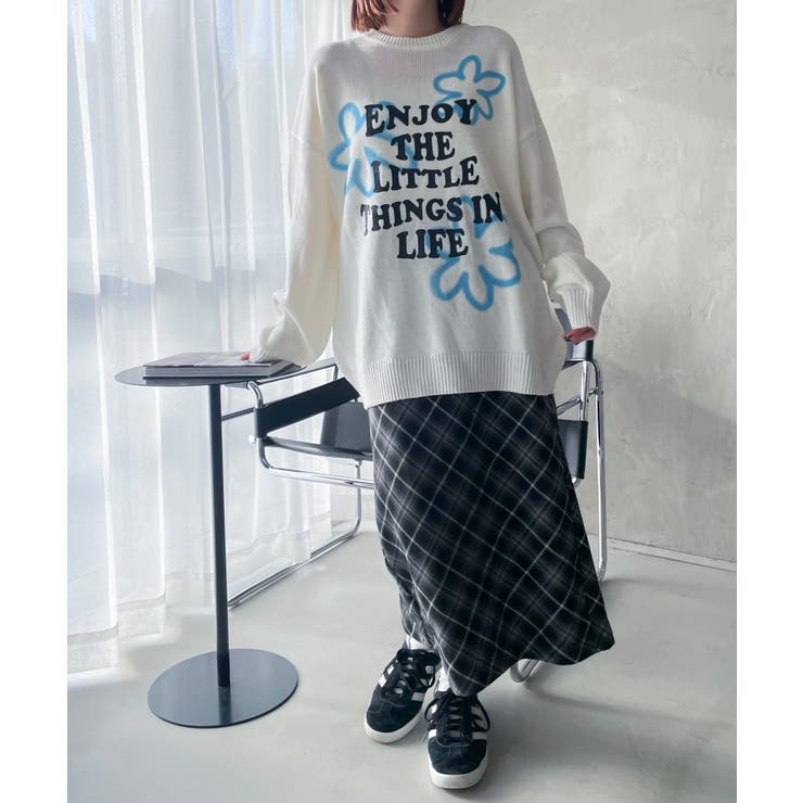 グラフィックBIGニットプルオーバー | WEGO【WOMEN】 | 詳細画像41 