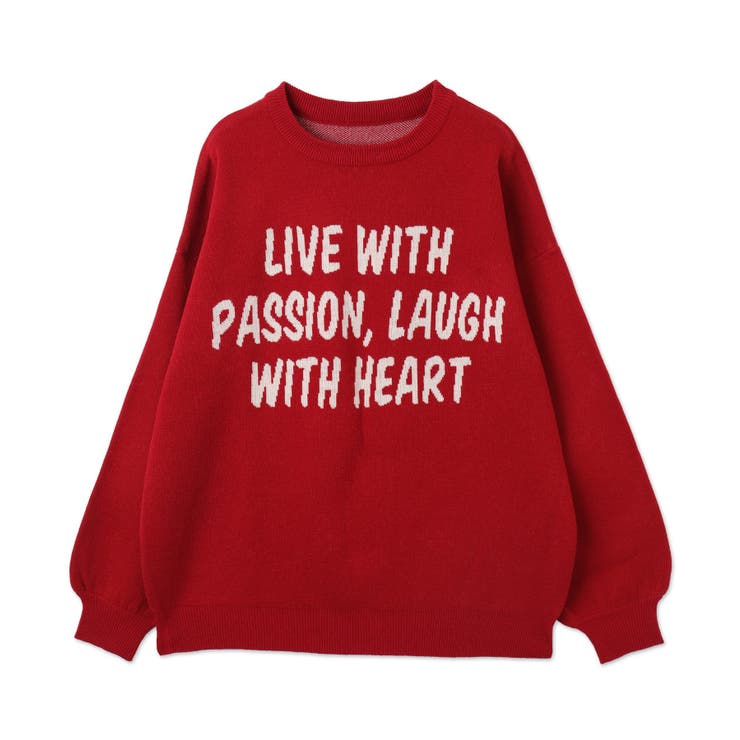 グラフィックBIGニットプルオーバー | WEGO【WOMEN】 | 詳細画像48 