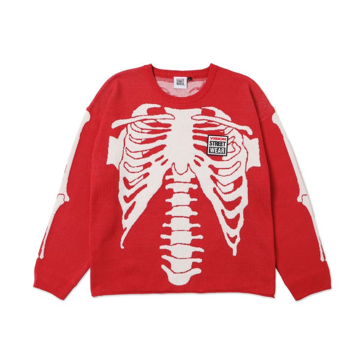 VISIONスカルグラフィックニットプルオーバー[品番：WG010093189