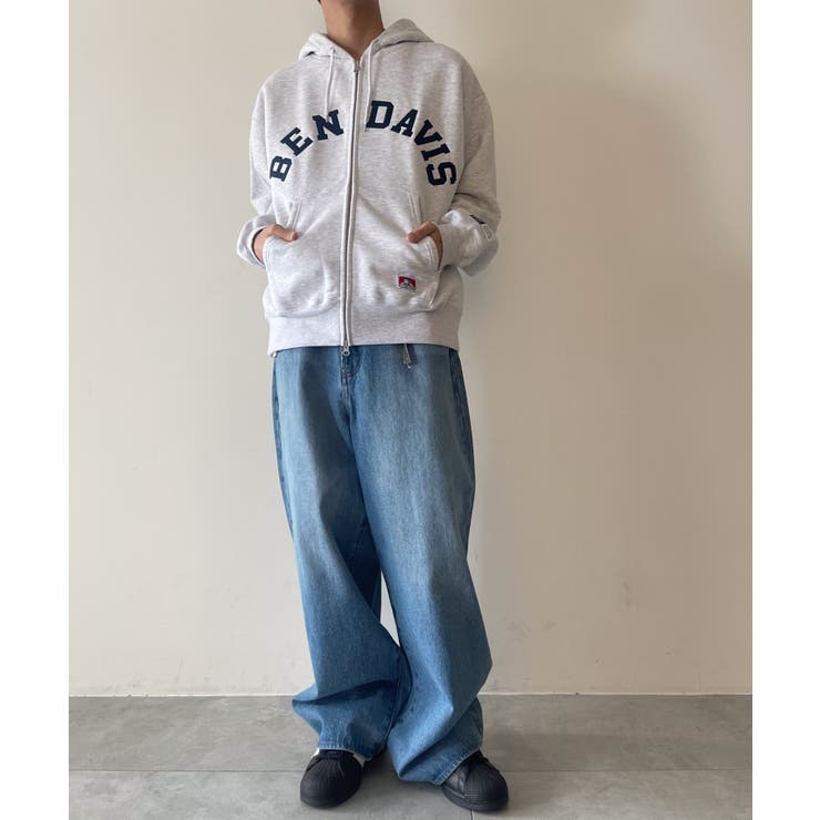 BENDAVISアーチロゴZIPパーカー[品番：WG010093204]｜WEGO【MEN】（ウィゴー ）のメンズファッション通販｜SHOPLIST（ショップリスト）
