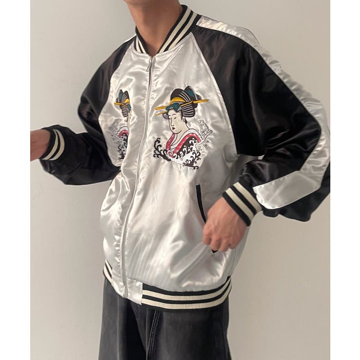 歌舞伎スカジャン[品番：WG010093210]｜WEGO【MEN】（ウィゴー）のメンズファッション通販｜SHOPLIST（ショップリスト）