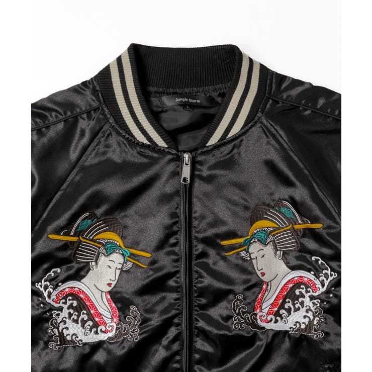 歌舞伎スカジャン[品番：WG010093210]｜WEGO【MEN】（ウィゴー）のメンズファッション通販｜SHOPLIST（ショップリスト）