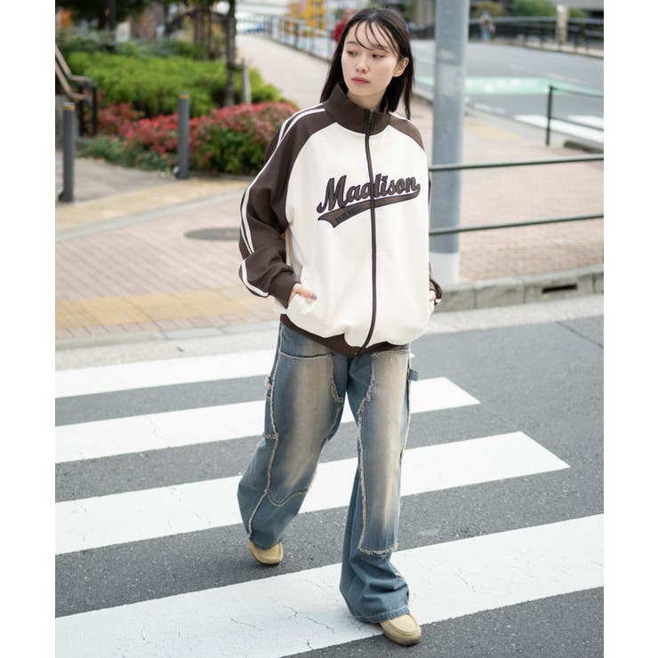 ラグランライントラックジャケット[品番：WG010093239]｜WEGO