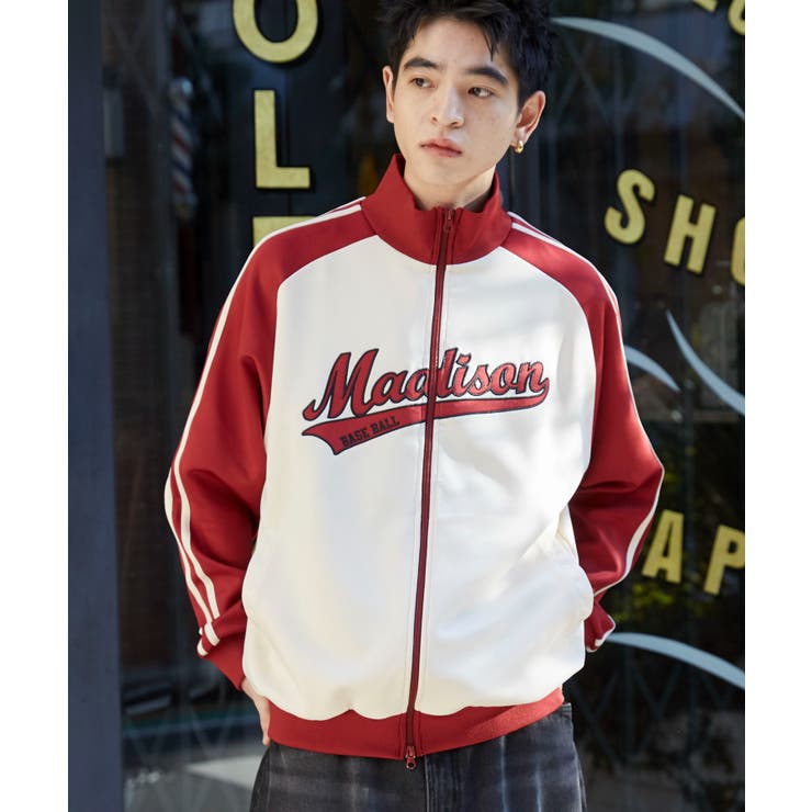 ラグランライントラックジャケット[品番：WG010093239]｜WEGO