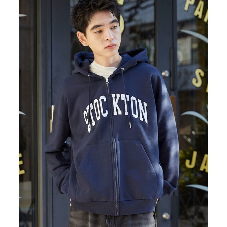 ワッペンロゴZIPパーカー[品番：WG010093241]｜WEGO【MEN