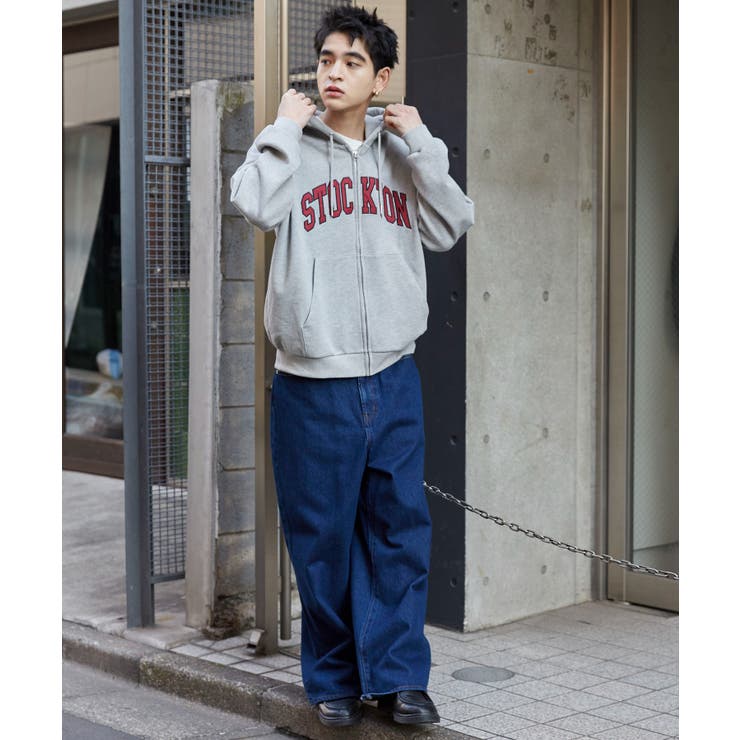ワッペンロゴZIPパーカー[品番：WG010093241]｜WEGO【MEN】（ウィゴー