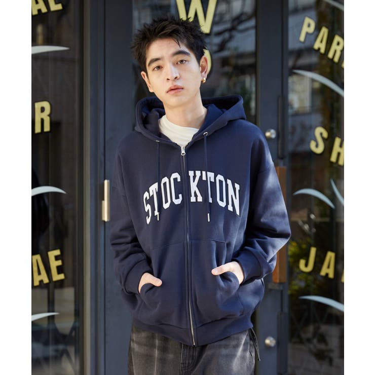 ワッペンロゴZIPパーカー[品番：WG010093241]｜WEGO【MEN