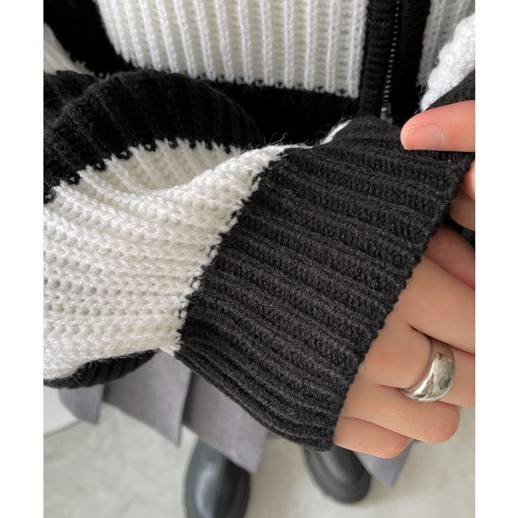 ダブルジップショートニットブルゾン[品番：WG010093249]｜WEGO【WOMEN】（ウィゴー）のレディースファッション通販｜SHOPLIST（ショップリスト）