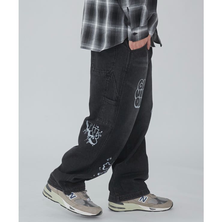 イージーペインターグラフィックデニムパンツ | WEGO【MEN】 | 詳細画像15 