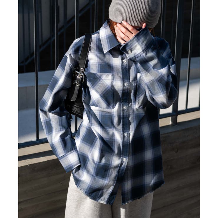 チェックBIGシャツ[品番：WG010093262]｜WEGO【WOMEN