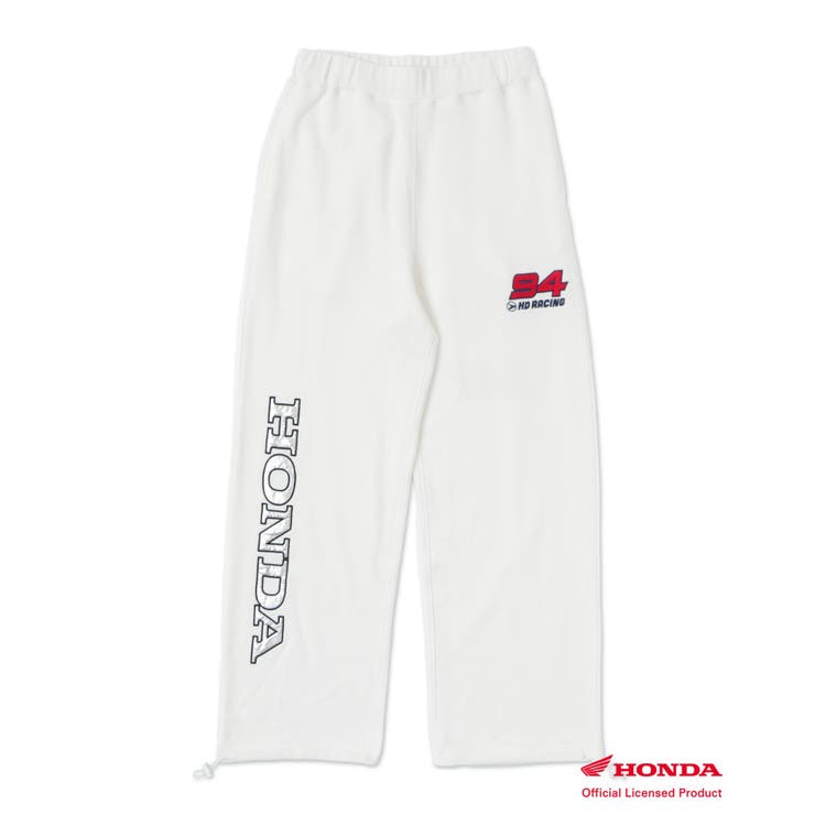 ホワイト | 別注Hondaグラフィックスウェットパンツ | WEGO【MEN】