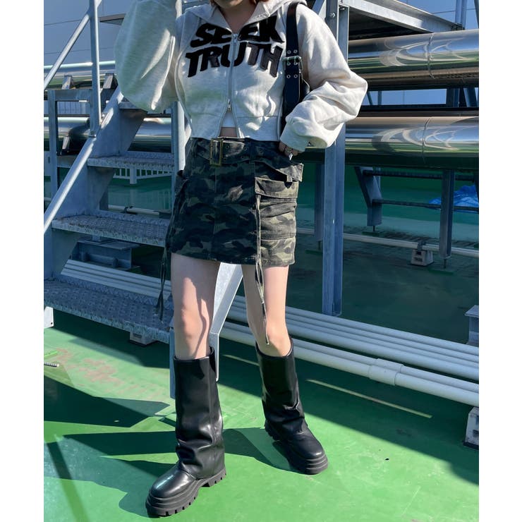 ロゴZIPショートパーカー | WEGO【WOMEN】 | 詳細画像18 