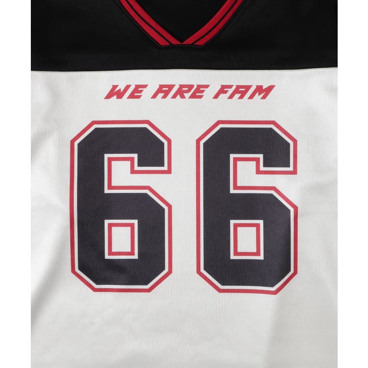 VネックナンバリングサテンBIGスウェット | WEGO【WOMEN】 | 詳細画像18 