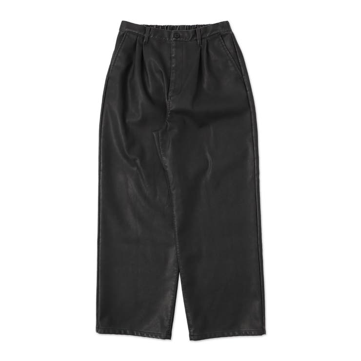 PUタックワイドトラウザー[品番：WG010093302]｜WEGO【MEN