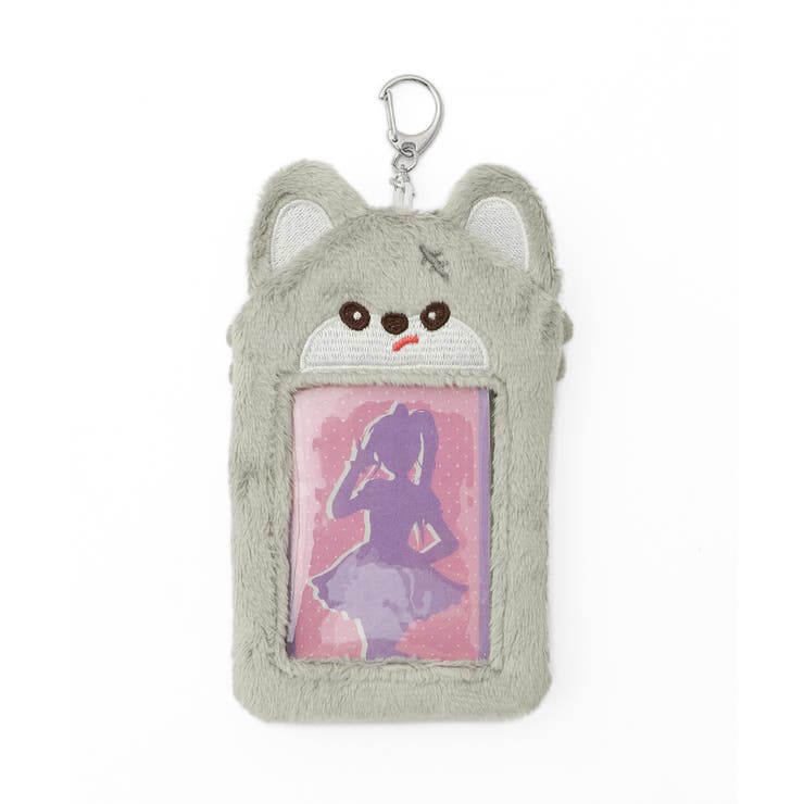 ふわふわぬいカードホルダーキーホルダーC[品番：WG010093318