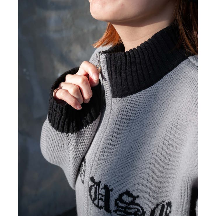 クロスダメージニットBIGブルゾン | WEGO【WOMEN】 | 詳細画像5 