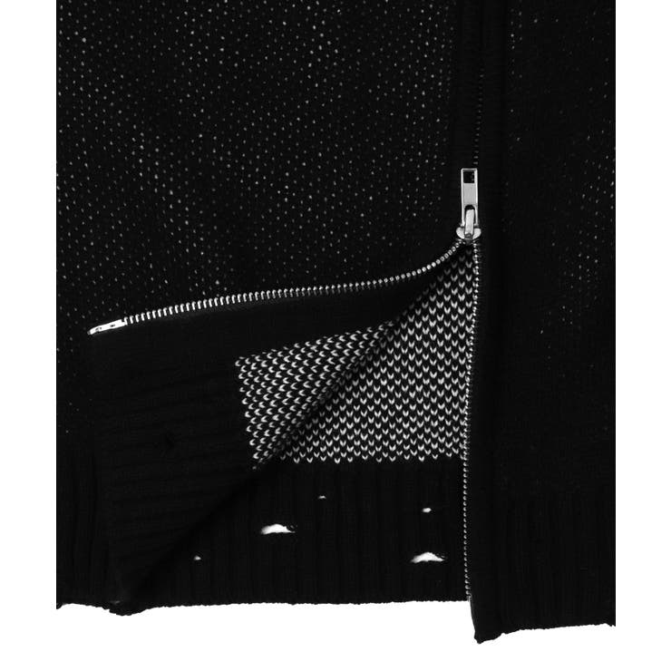 クロスダメージニットBIGブルゾン | WEGO【WOMEN】 | 詳細画像23 