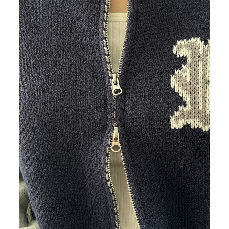 ニットショートスタジャン | WEGO【WOMEN】 | 詳細画像6 