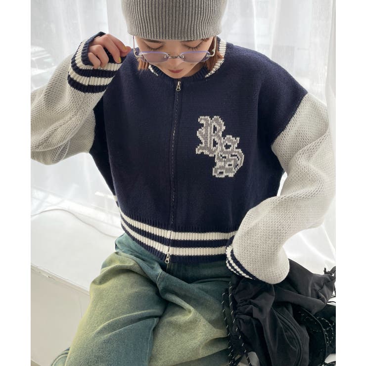 ニットショートスタジャン[品番：WG010093354]｜WEGO【WOMEN
