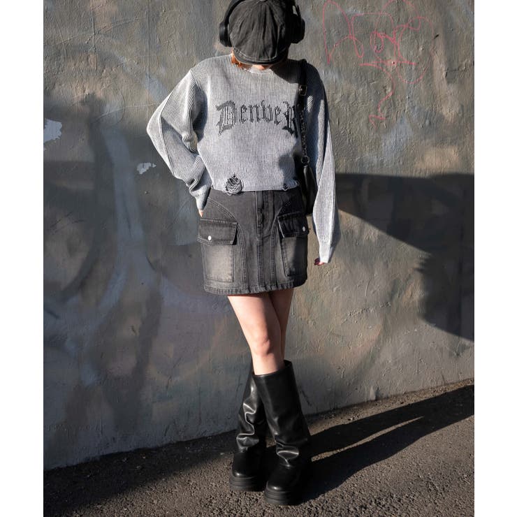 ダメージショートニットPO | WEGO【WOMEN】 | 詳細画像10 