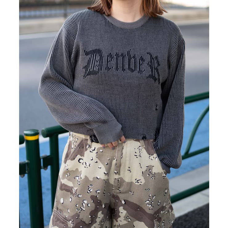 ダメージショートニットPO | WEGO【WOMEN】 | 詳細画像12 