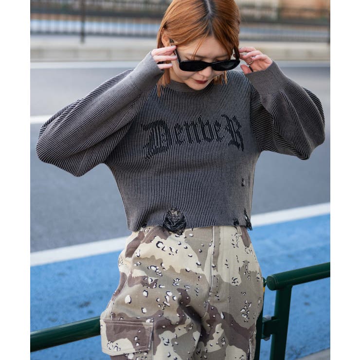 ダメージショートニットPO | WEGO【WOMEN】 | 詳細画像13 