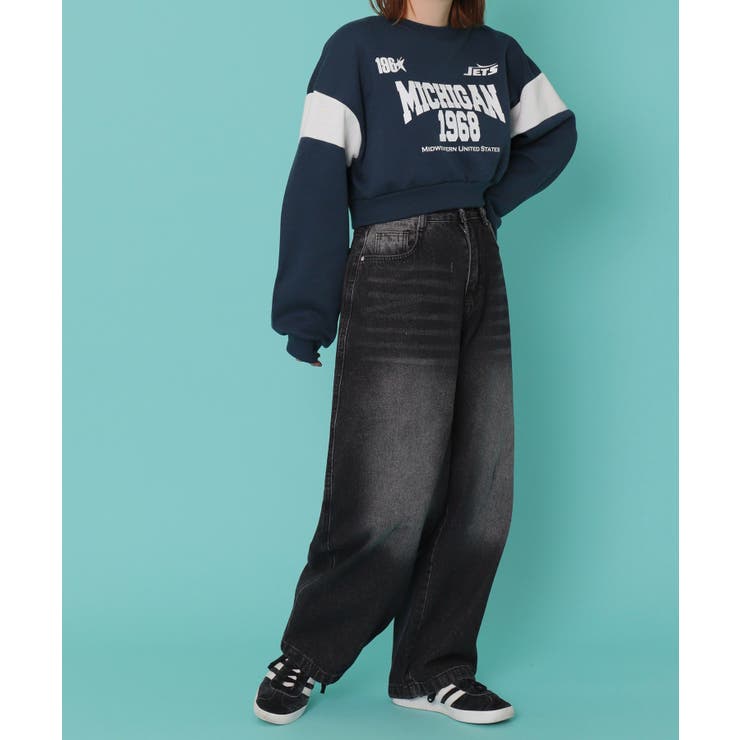 バックポケットロゴバギーデニム | WEGO【WOMEN】 | 詳細画像9 