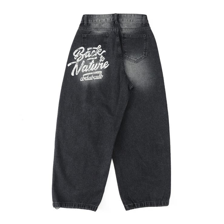 バックポケットロゴバギーデニム | WEGO【WOMEN】 | 詳細画像12 