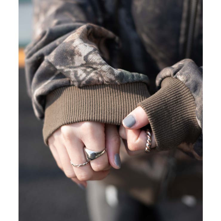 リアルツリーカモフラBIGZIPパーカー | WEGO【WOMEN】 | 詳細画像4 