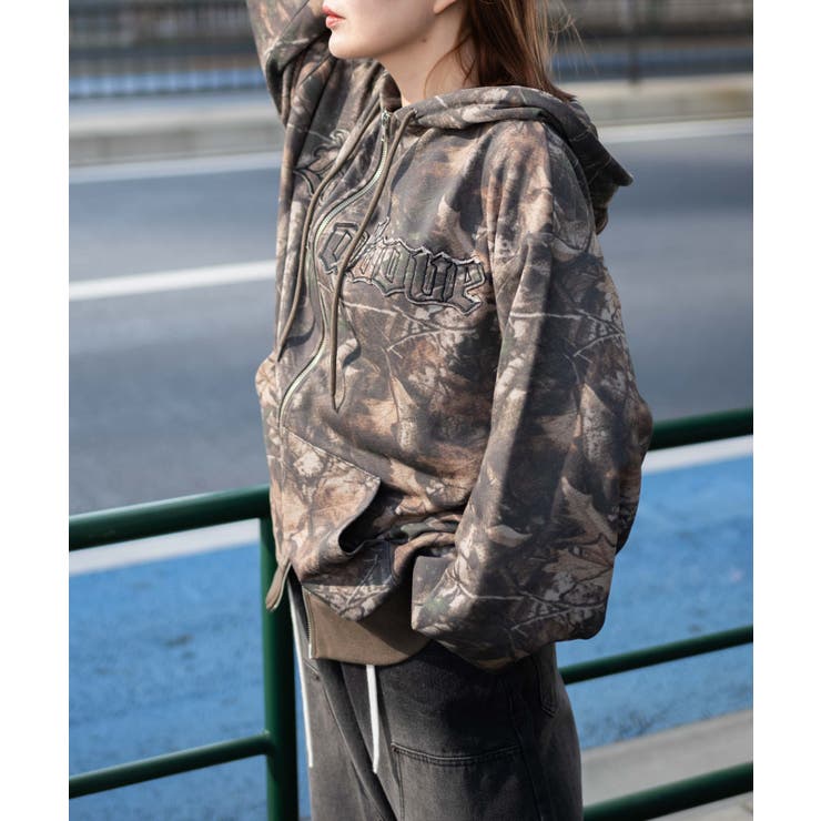 最適な価格 リアルツリーカモフラBIGZIPパーカー[品番：WG010093398]｜WEGO トップス