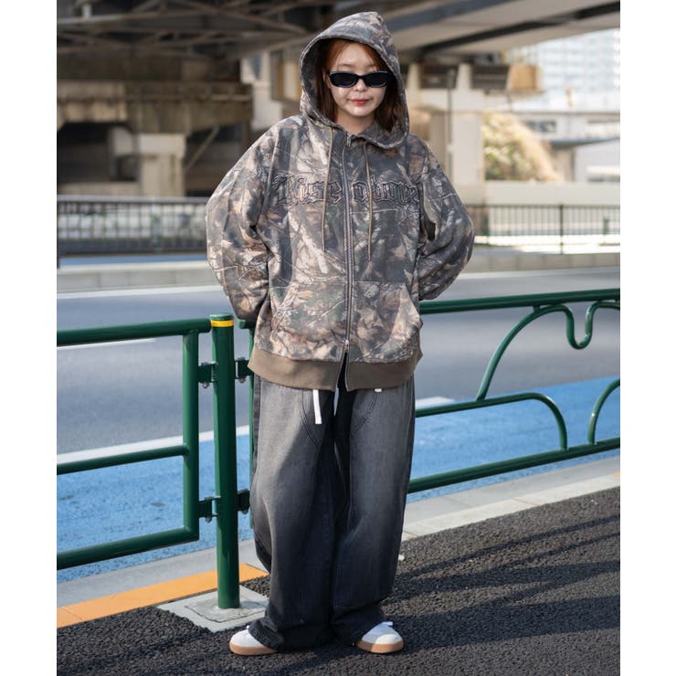 リアルツリーカモフラBIGZIPパーカー[品番：WG010093398]｜WEGO