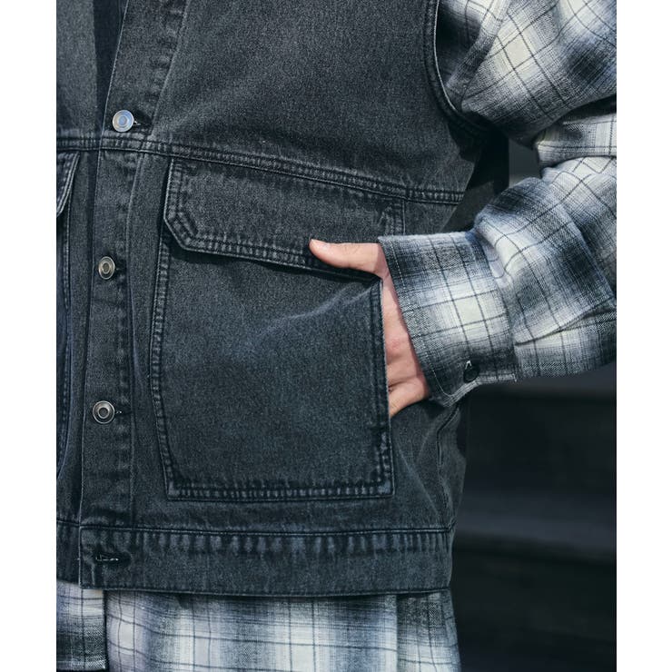 ワーカーズデニムベスト | WEGO【MEN】 | 詳細画像3 