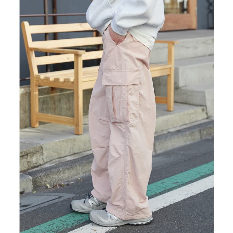 ナイロンイージーカーゴパンツ[品番：WG010093409]｜WEGO【MEN