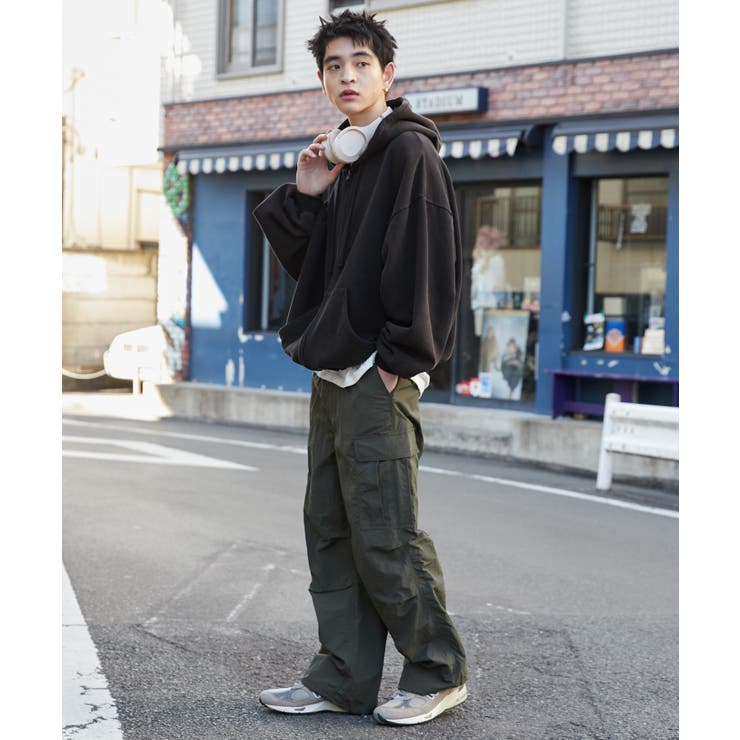 ナイロンイージーカーゴパンツ | WEGO【MEN】 | 詳細画像23 