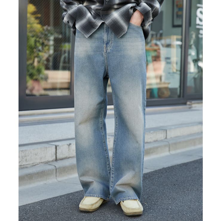 バギーデニムパンツ | WEGO【MEN】 | 詳細画像1 