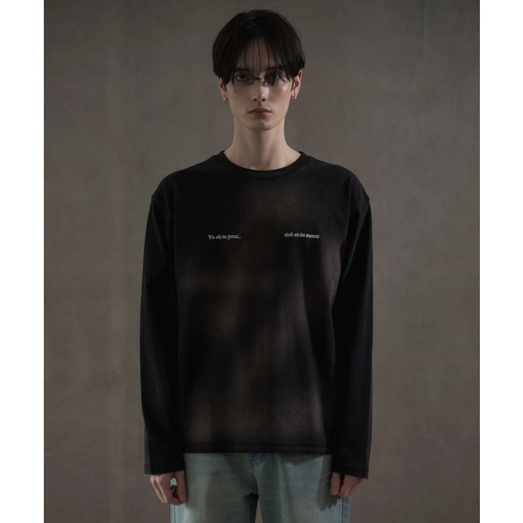 ブラックその他 | スプレーブリーチT(LS) | WEGO【MEN】