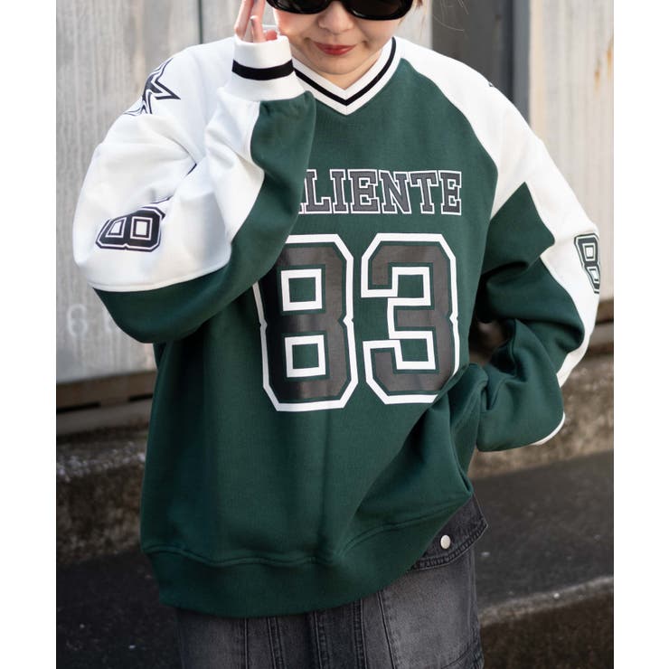 珍しい ナンバリングビッグスウェット[品番：WG010093420]｜WEGO【WOMEN トップス